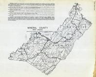 Mineral County - Frankfort, Piedmont, Elk, New Creek, Cabin run, Welton, West Virginia State Atlas 1933